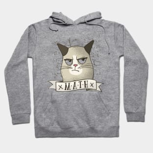 Cat Hating Mathematics - Funny Mathematics Artwork Hoodie